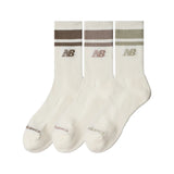 New Balance Everyday Stripe Midcalf 3 Pair-2