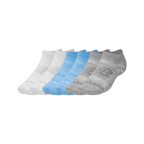 New Balance Flat Knit No Show Socks 6 Pack-1