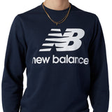 New Balance Men's Essentials Stacked Logo Crew-6