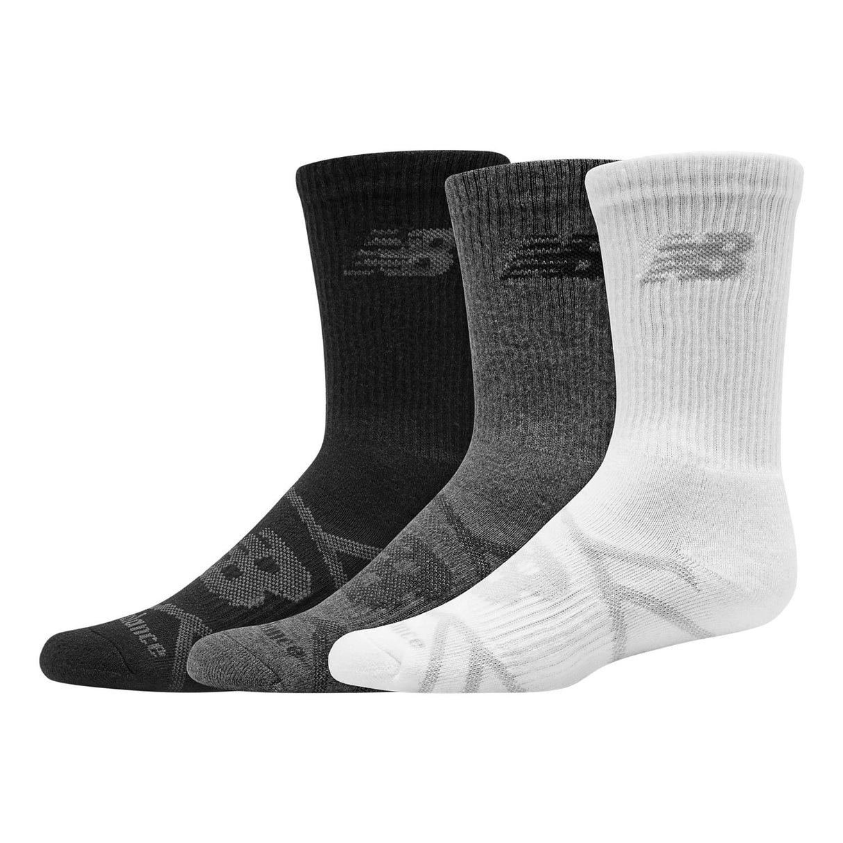 New Balance Kids Performance Crew Sock (3 Pairs)