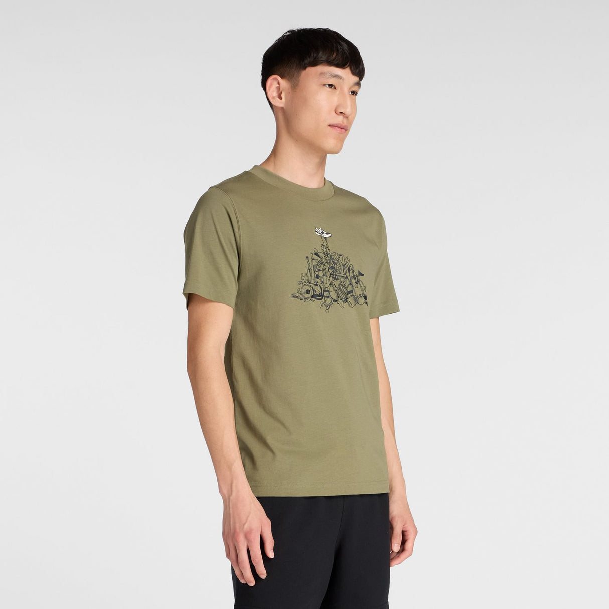 New Balance Men's Athletics Pile T-Shirt-2