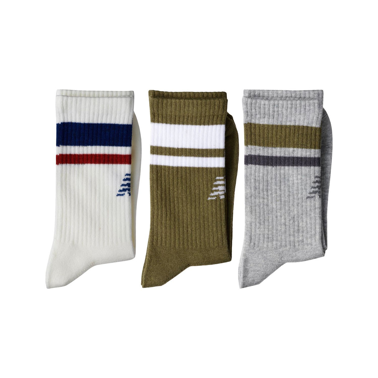 New Balance Essentials Line Midcalf Socks 3 Pack-2