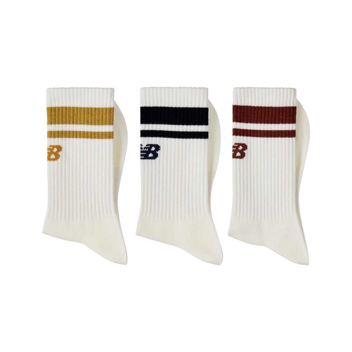 New Balance Essentials Line Midcalf Socks 3 Pack-2