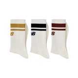 New Balance Essentials Line Midcalf Socks 3 Pack-2