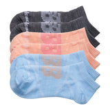 New Balance Kids Flat Knit No Show Socks 6 Pack-2