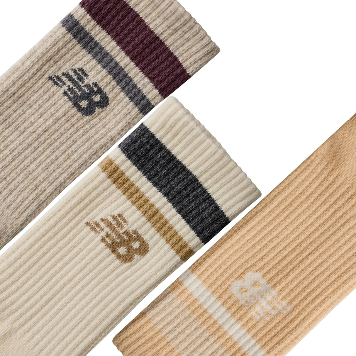 New Balance Essentials Line Midcalf Socks 3 Pack-3