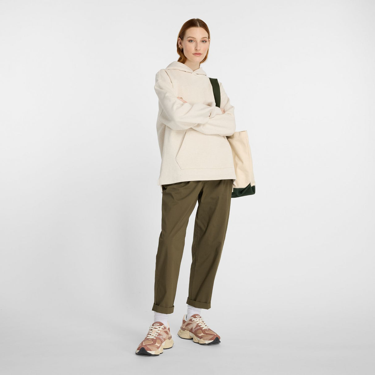 New Balance Women's Boylston Twill Tapered Pant-1