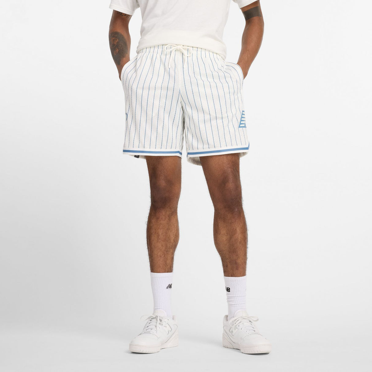 New Balance Men's Hoops Printed Mesh Short-1