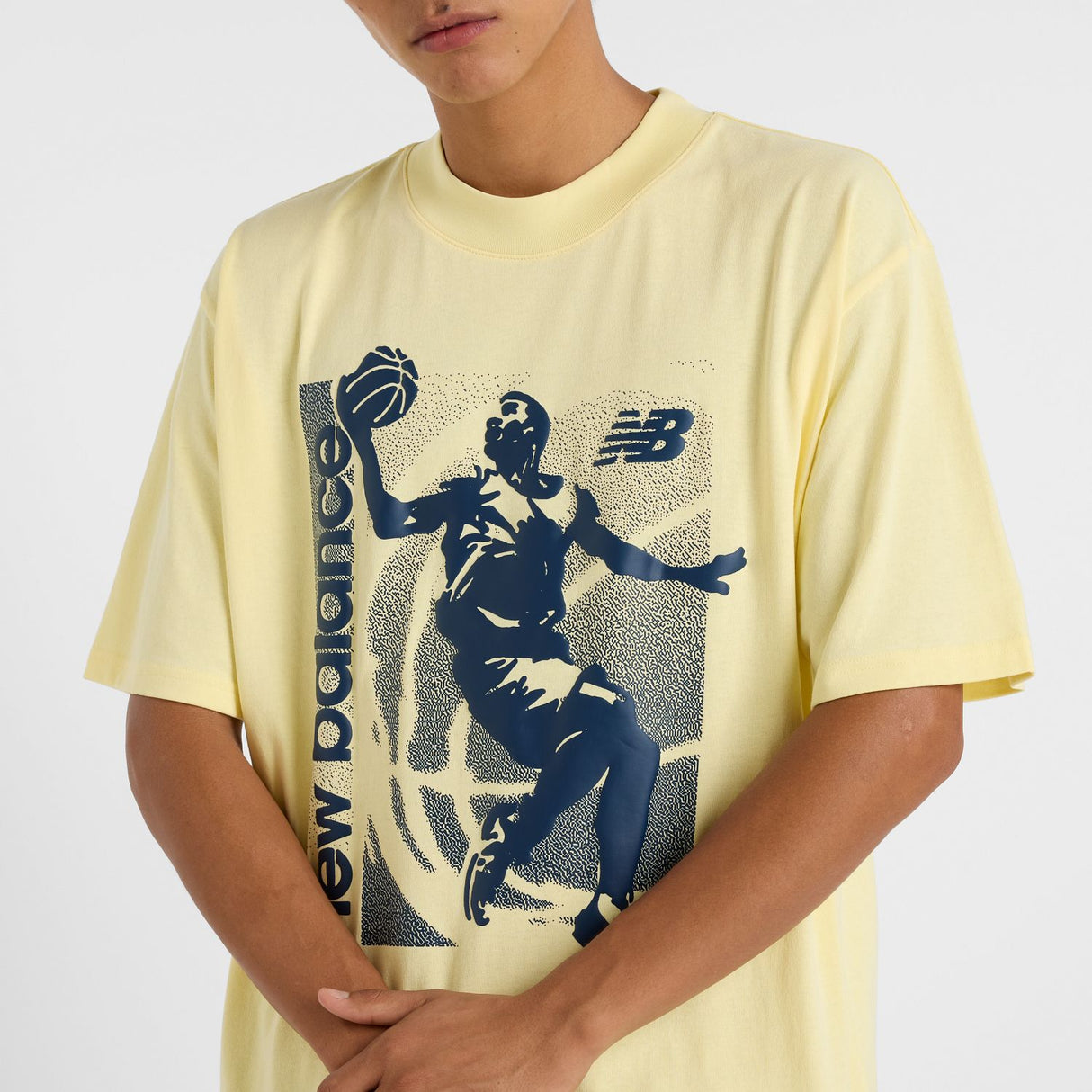New Balance Men's Hoops Graphic Vintage T-Shirt-4