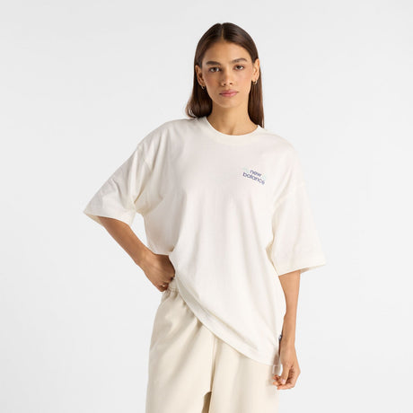 New Balance Women's Flower Oversize T-Shirt-1
