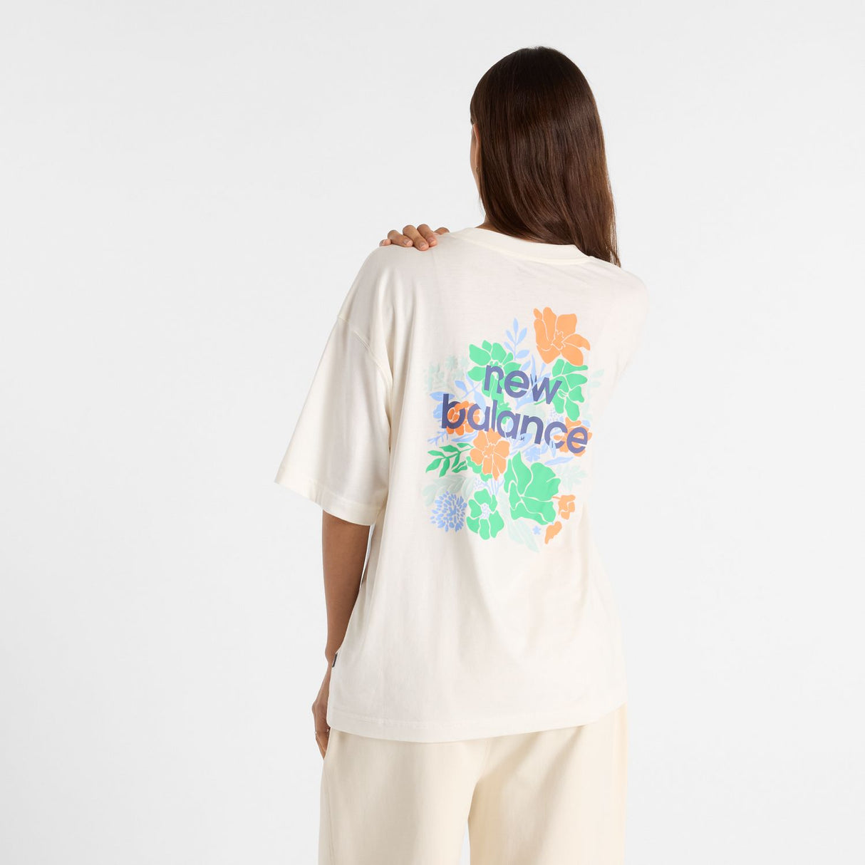 New Balance Women's Flower Oversize T-Shirt-3