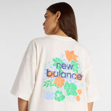 New Balance Women's Flower Oversize T-Shirt-4