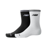 New Balance Running Stripe Midcalf Socks 2 Pairs-1