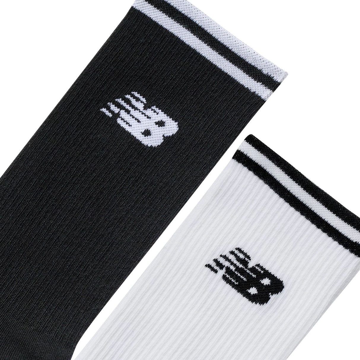 New Balance Running Stripe Midcalf Socks 2 Pairs-3