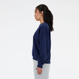 New Balance Women's Sport Essentials Fleece Logo Crew-2