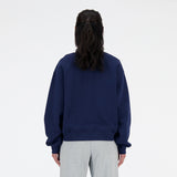 New Balance Women's Sport Essentials Fleece Logo Crew-3