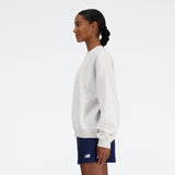 New Balance Women's Sport Essentials Fleece Logo Crew-2