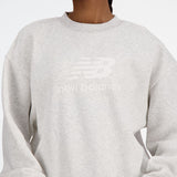 New Balance Women's Sport Essentials Fleece Logo Crew-4