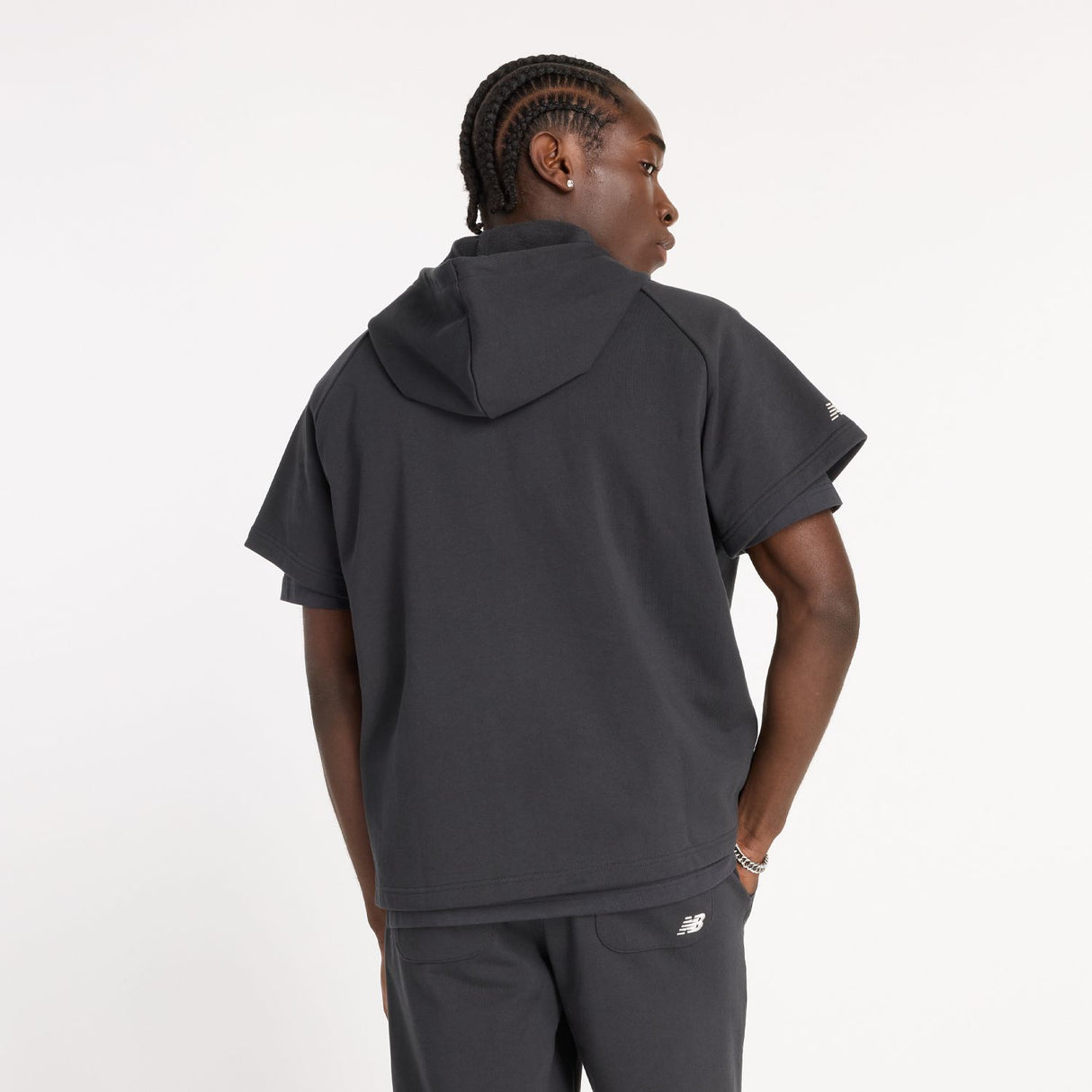 New Balance Men's Ohtani Short Sleeve French Terry Hoodie-5