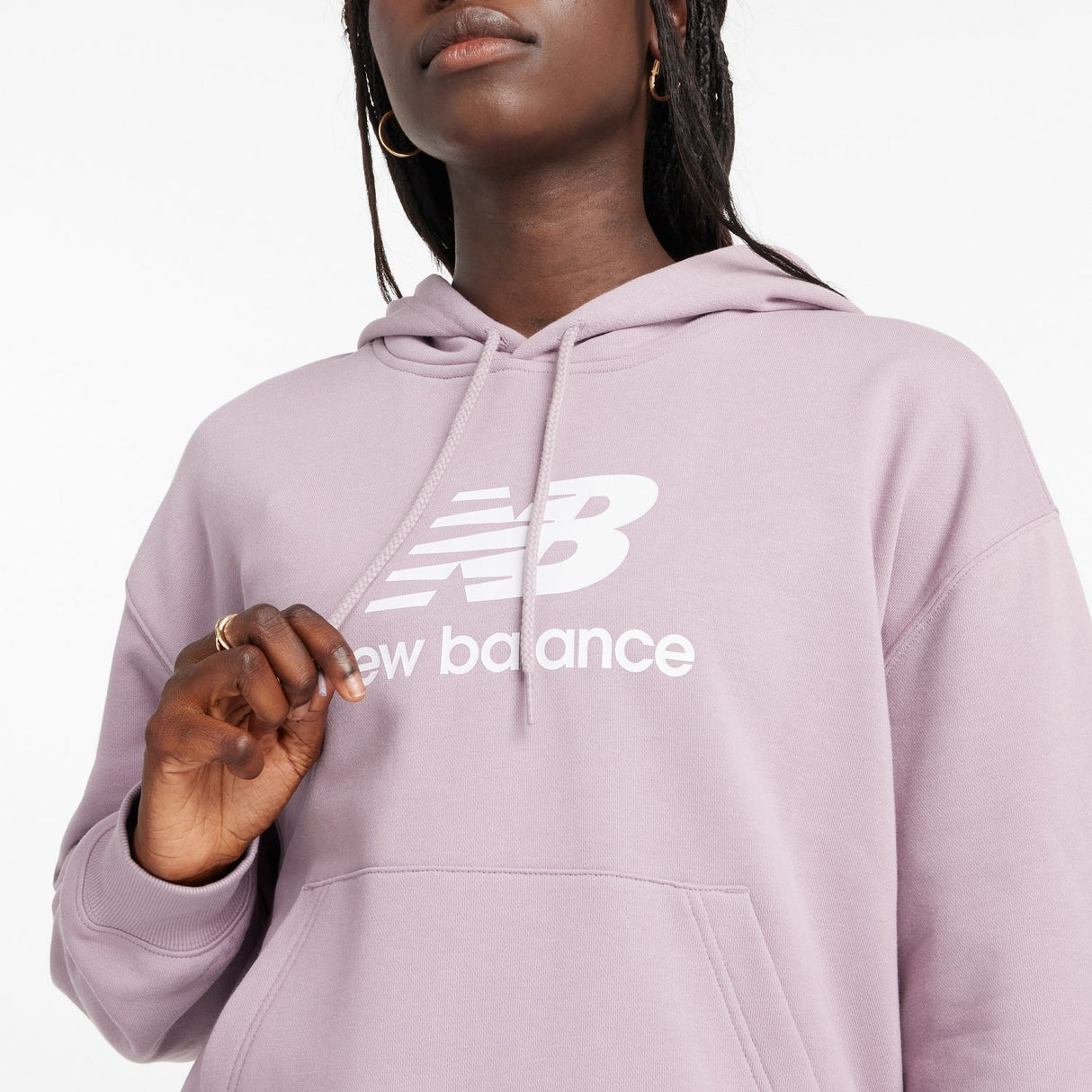 New Balance Women's Sport Essentials French Terry Logo Hoodie-4