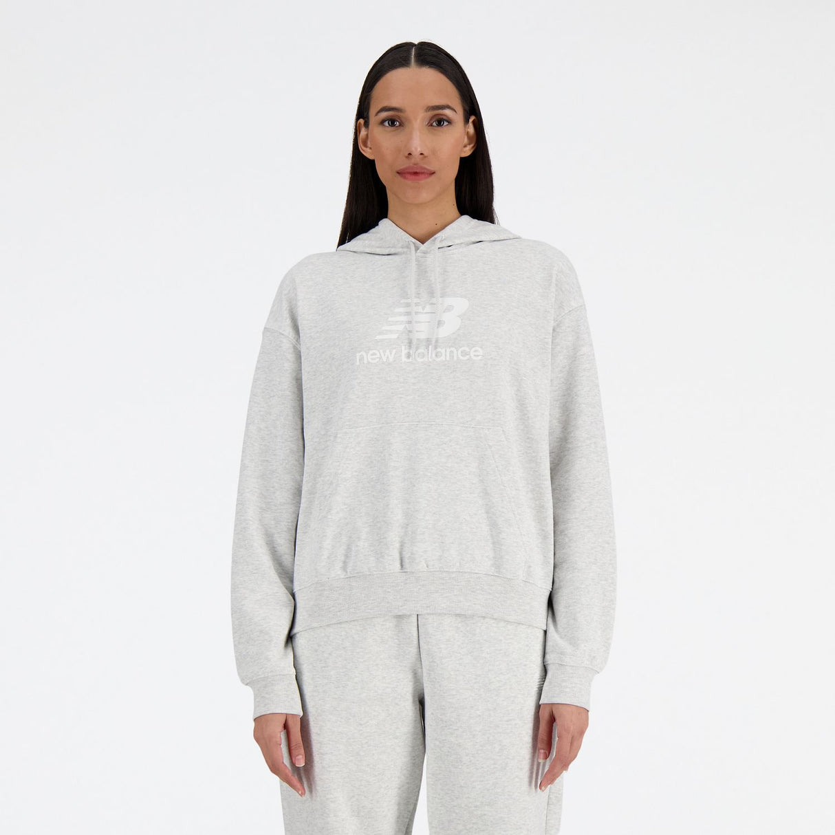 New Balance Women's Sport Essentials Fleece Logo Hoodie-2