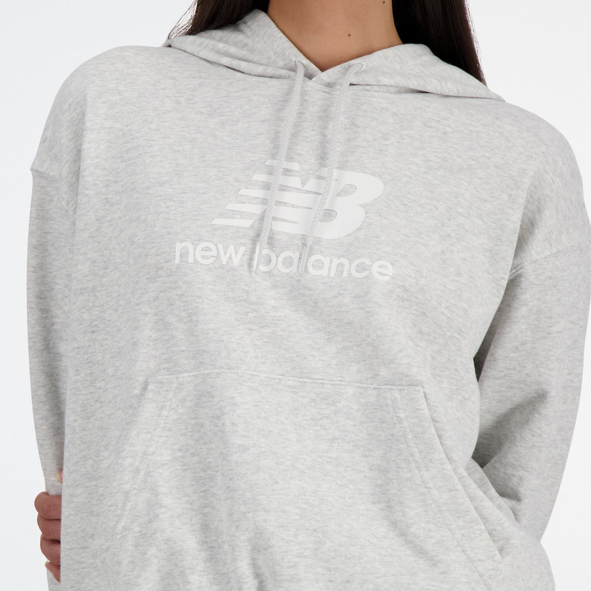 New Balance Women's Sport Essentials Fleece Logo Hoodie-5