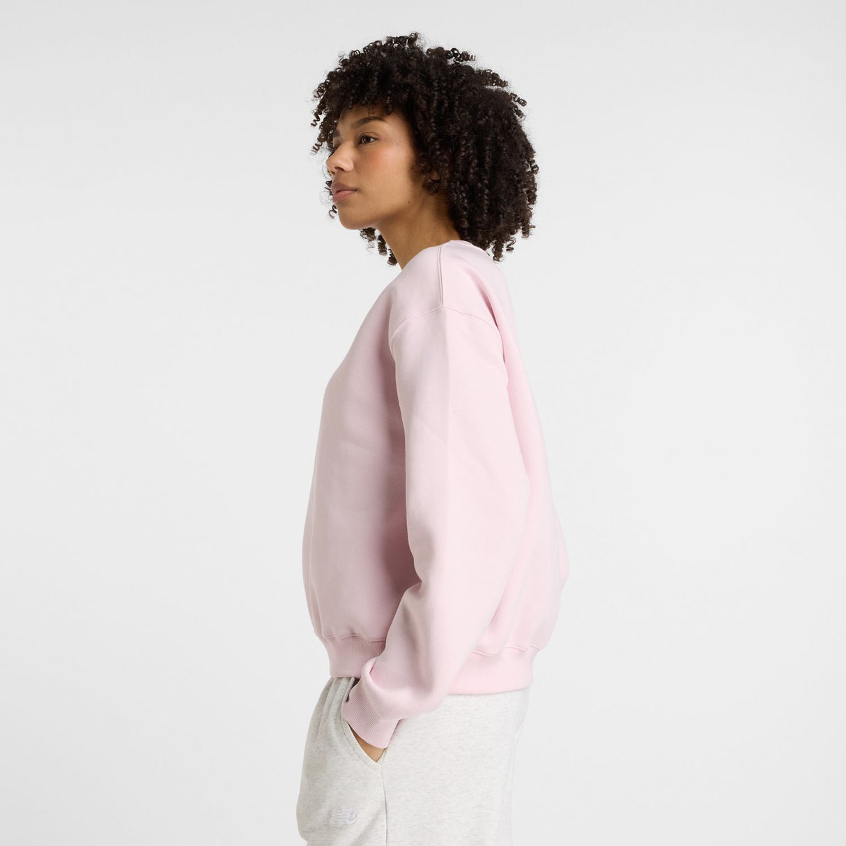 New Balance Women's Sport Essentials Fleece Logo Crew-2