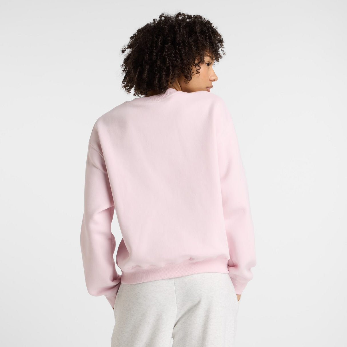 New Balance Women's Sport Essentials Fleece Logo Crew-3
