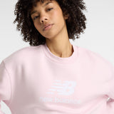 New Balance Women's Sport Essentials Fleece Logo Crew-4