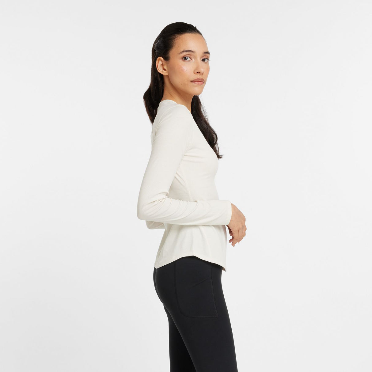 New Balance Women's Micro-Rib Long Sleeve-2