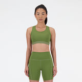 New Balance Women's Sleek Medium Support Pocket Sports Bra-1