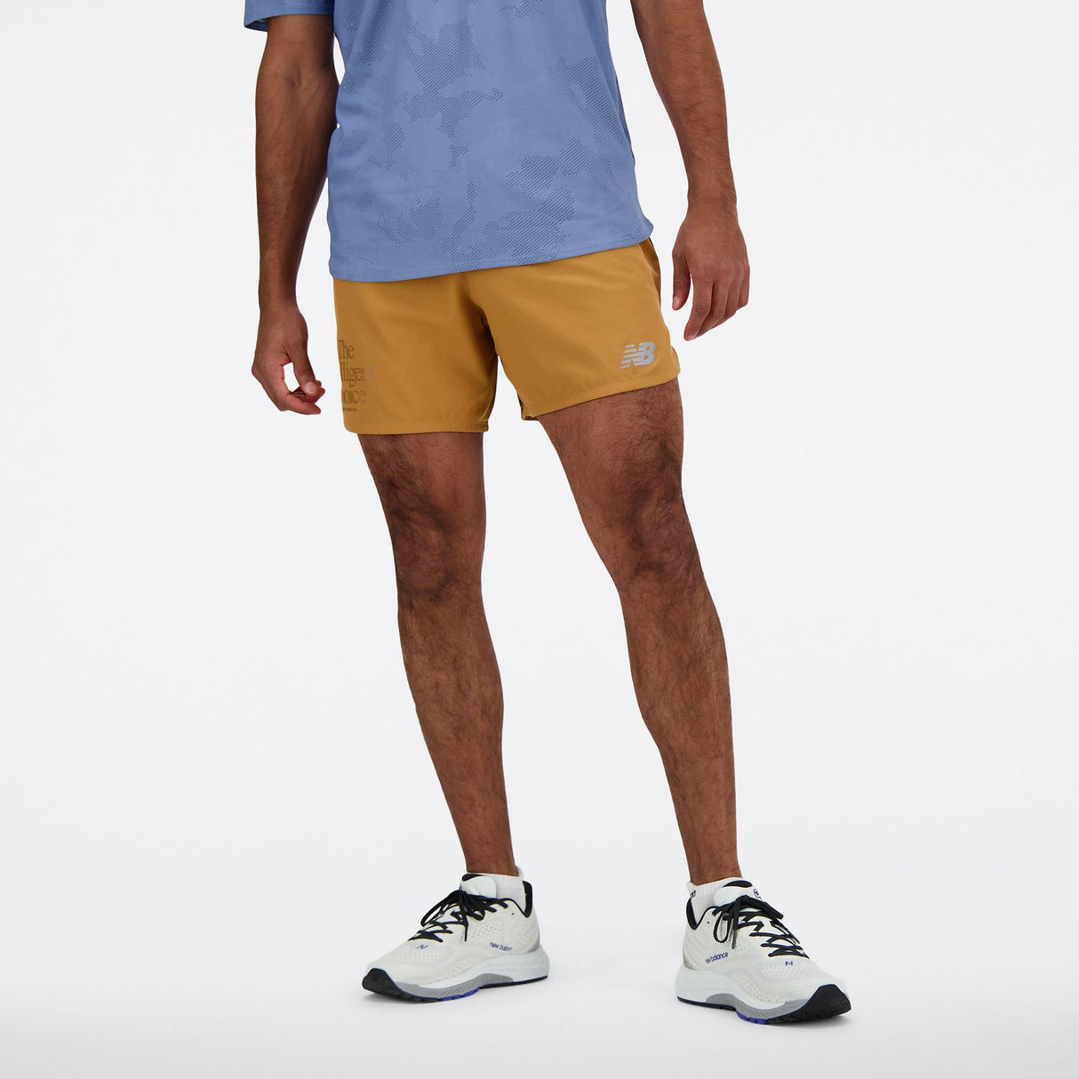 New Balance Men's Graphic Impact Run 5 Inch Short-12