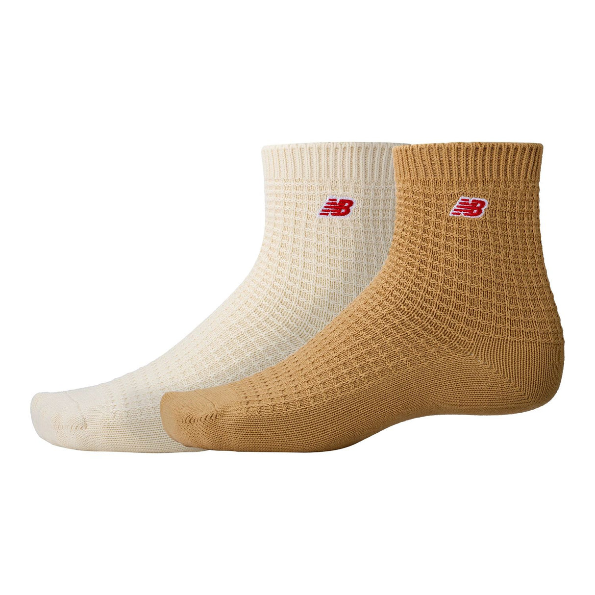 New Balance Waffle Knit Ankle Socks 2 Pack-1