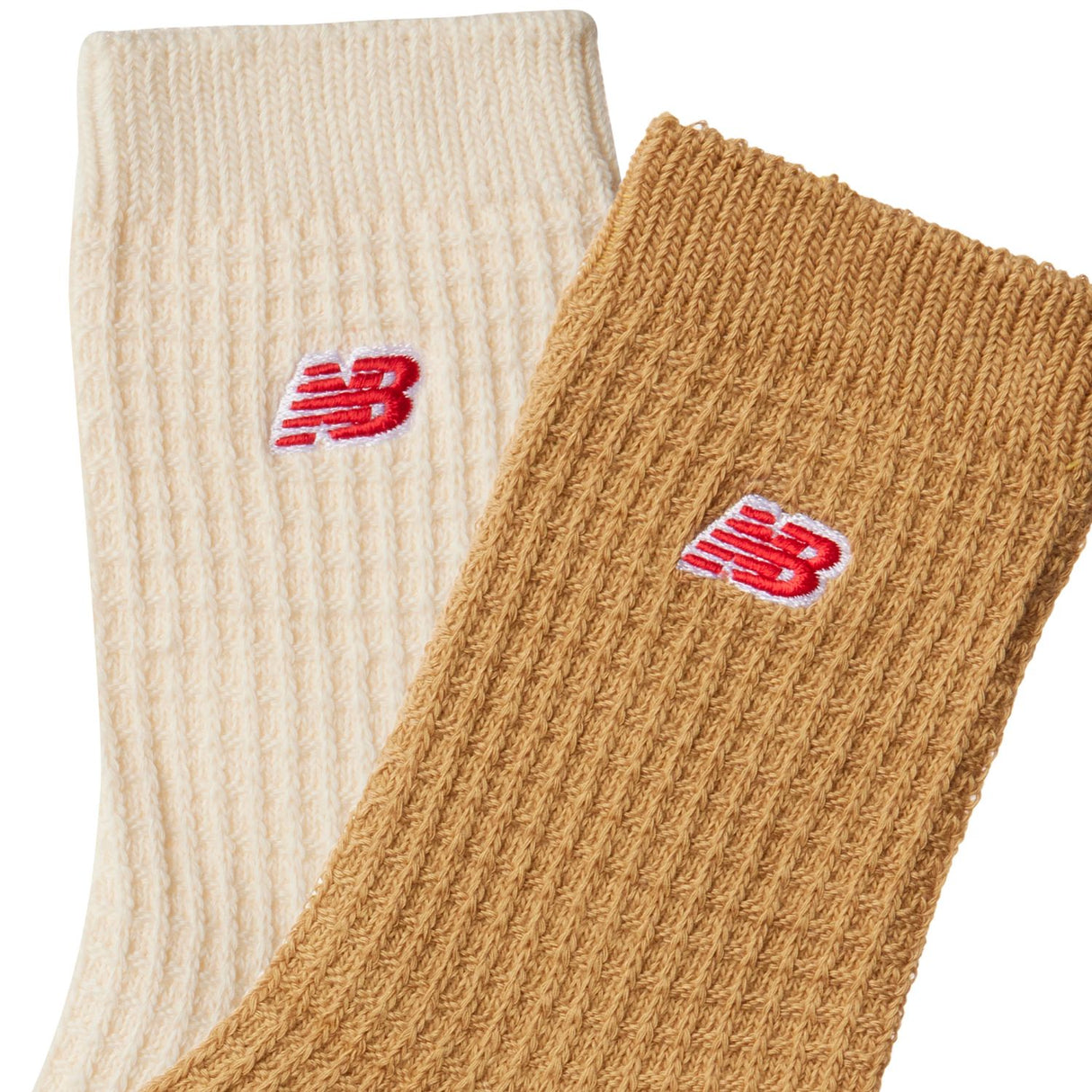 New Balance Waffle Knit Ankle Socks 2 Pack-3