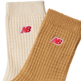 New Balance Waffle Knit Ankle Socks 2 Pack-3