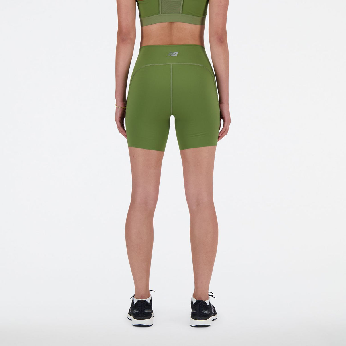 New Balance Women's Sleek Pocket High Rise Short 6-3
