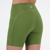 New Balance Women's Sleek Pocket High Rise Short 6-4