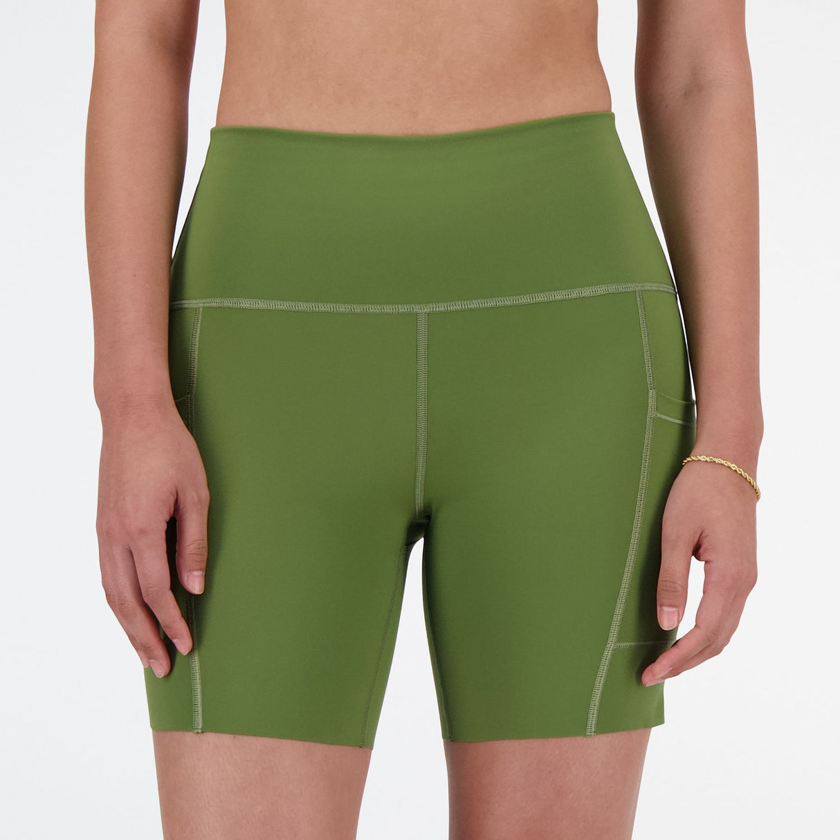 New Balance Women's Sleek Pocket High Rise Short 6-5