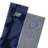 New Balance Ribbed Cuff Mid Calf Socks 2 Pair-3