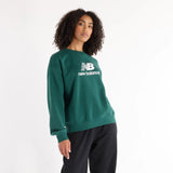 New Balance Women's Sport Essentials French Terry Logo Crew-1