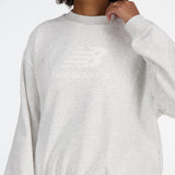 New Balance Women's Sport Essentials French Terry Logo Crew-5