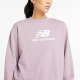 New Balance Women's Sport Essentials French Terry Logo Crew-4