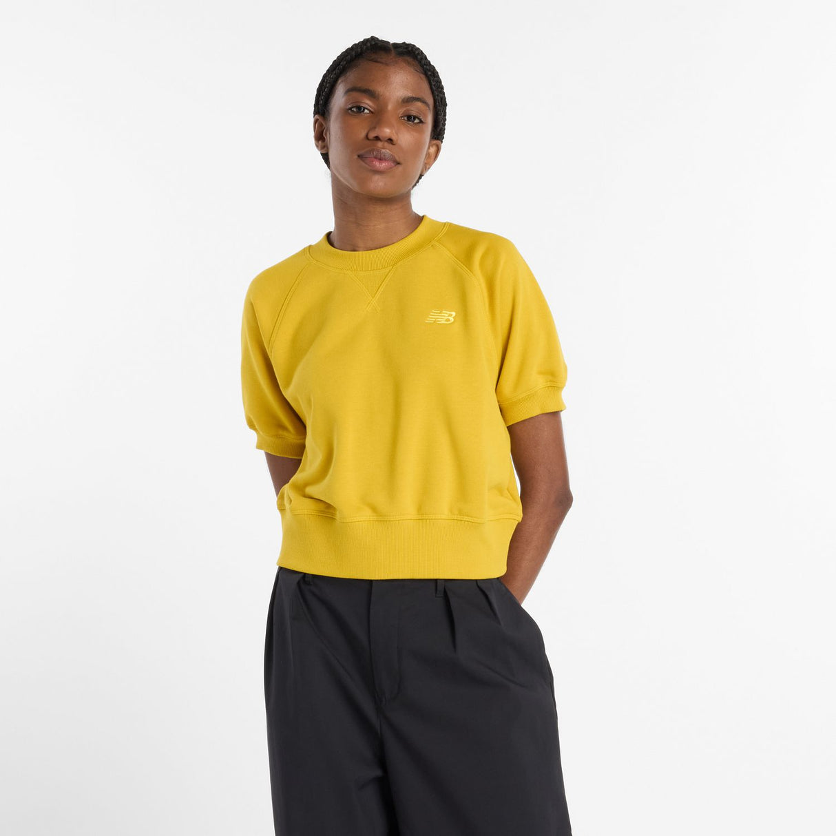 New Balance Women's French Terry T-Shirt-2