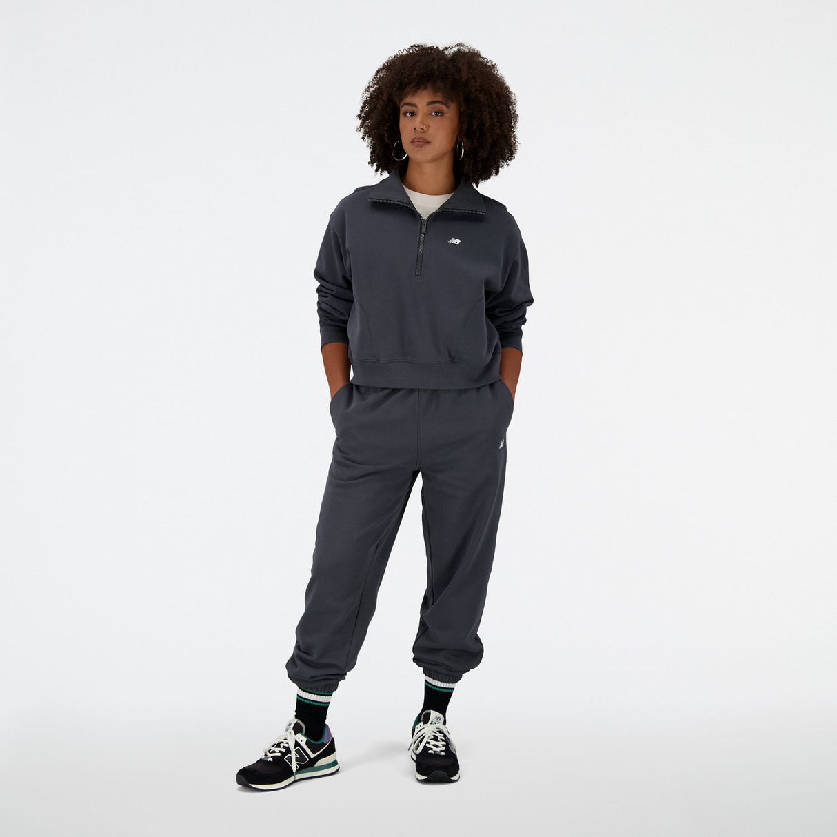 New Balance Women's Sport Essentials Premium Fleece Pants-2