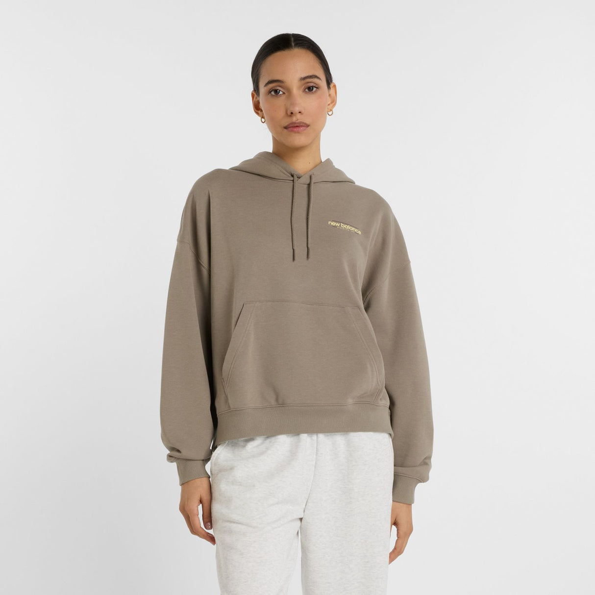 New Balance Women's Multi Color Logo Hoodie-1