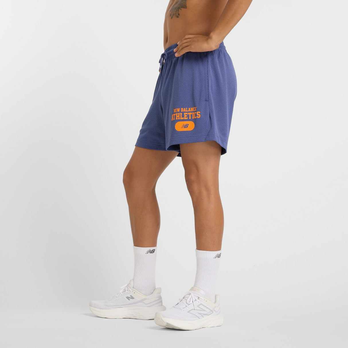 New Balance Men's Heritage Mesh Graphic 5" Short-2