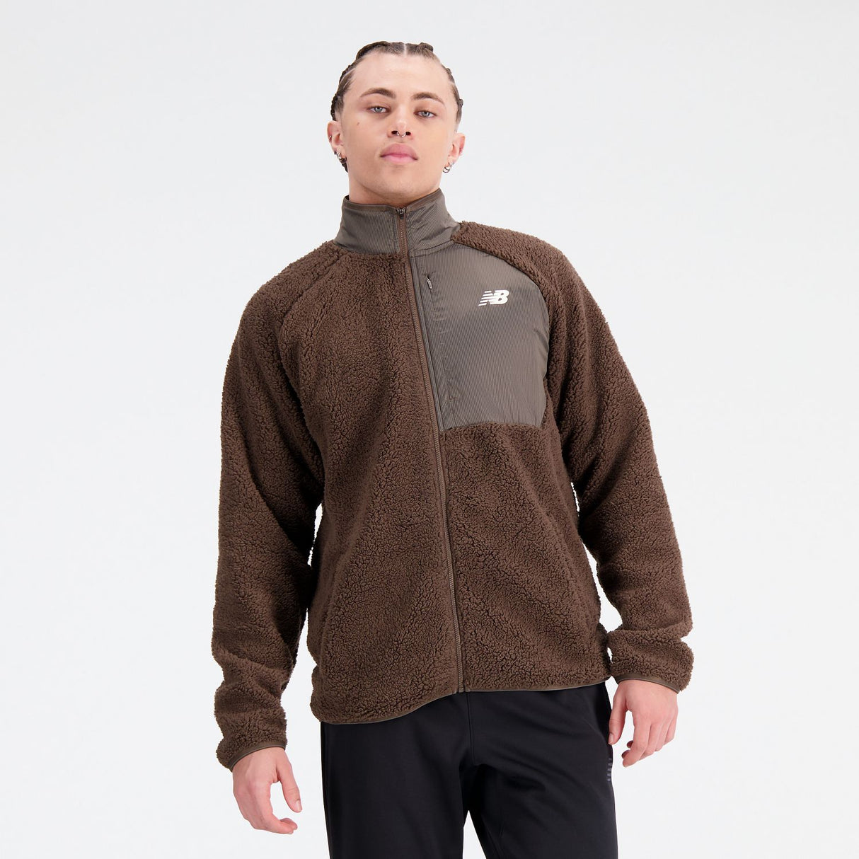 New Balance Men's Q Speed Sherpa Jacket-2