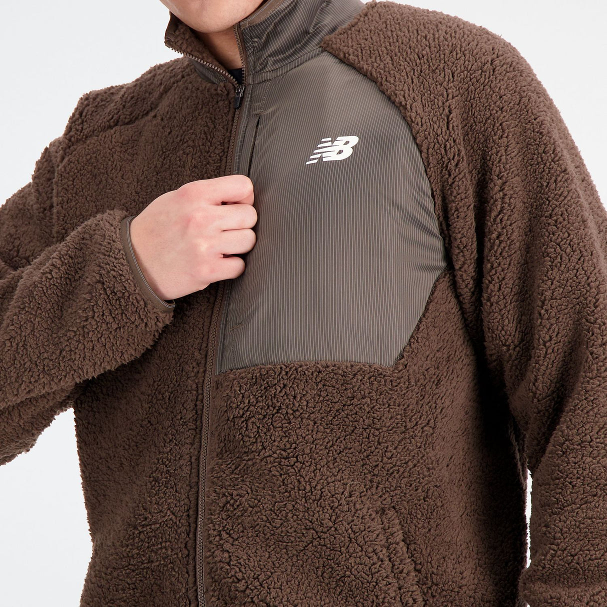 New Balance Men's Q Speed Sherpa Jacket-5