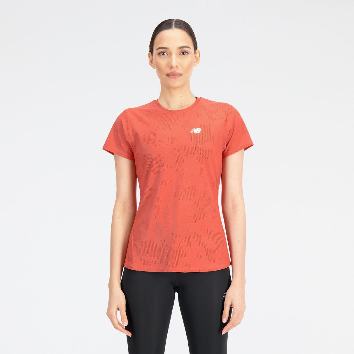 New Balance Women's Q Speed Jacquard Short Sleeve-1
