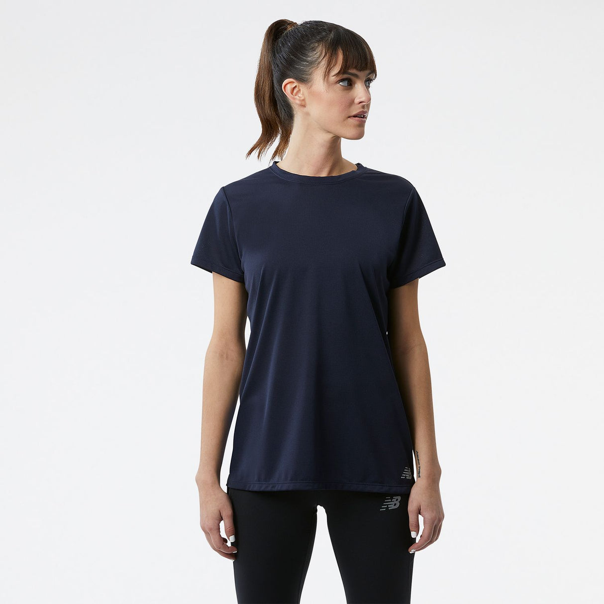 New Balance Women's Core Run Short Sleeve Shirt-3